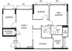 Blk 420D Waterfront II @ Northshore (Punggol), HDB 4 Rooms #606742321